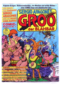 Sergio Aragonés GROO der Blahbar Comic Magazin Nr. 1: Groo begegnet einem großen Helden